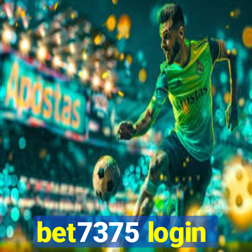 bet7375 login